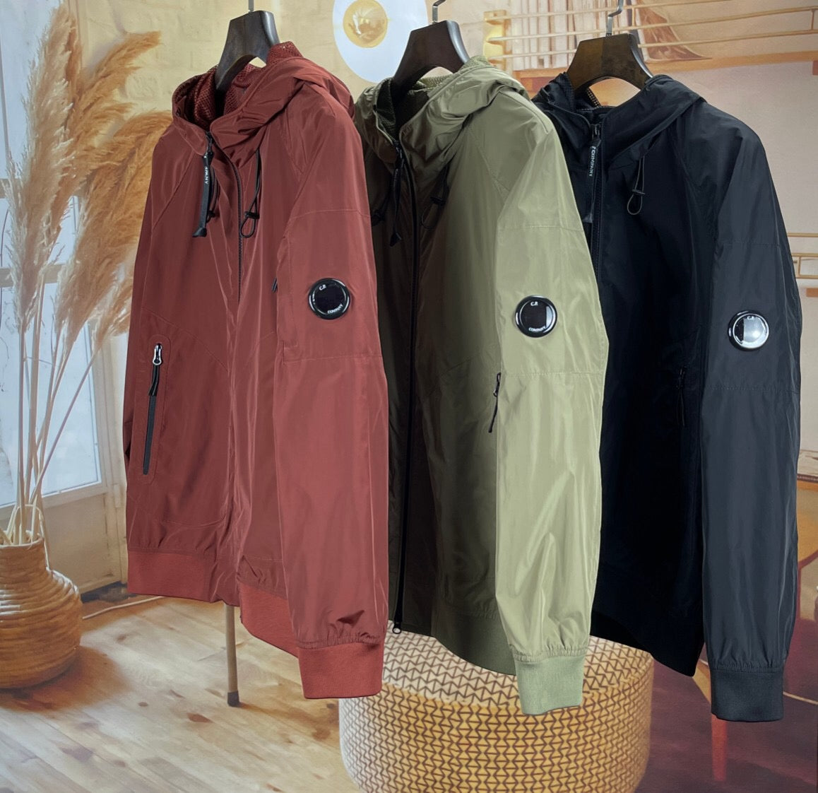 SS - Hooded Lightweight Jacket - Stone Streetwear Studio | Timeless Clothing