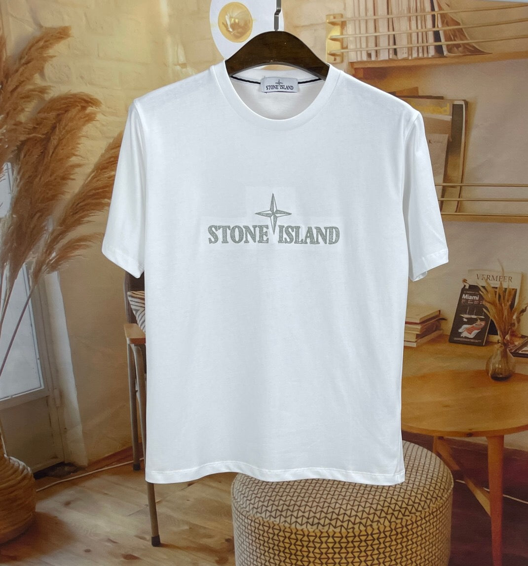 SSS - Logo T-Shirt - Stone Streetwear Studio | Timeless Clothing