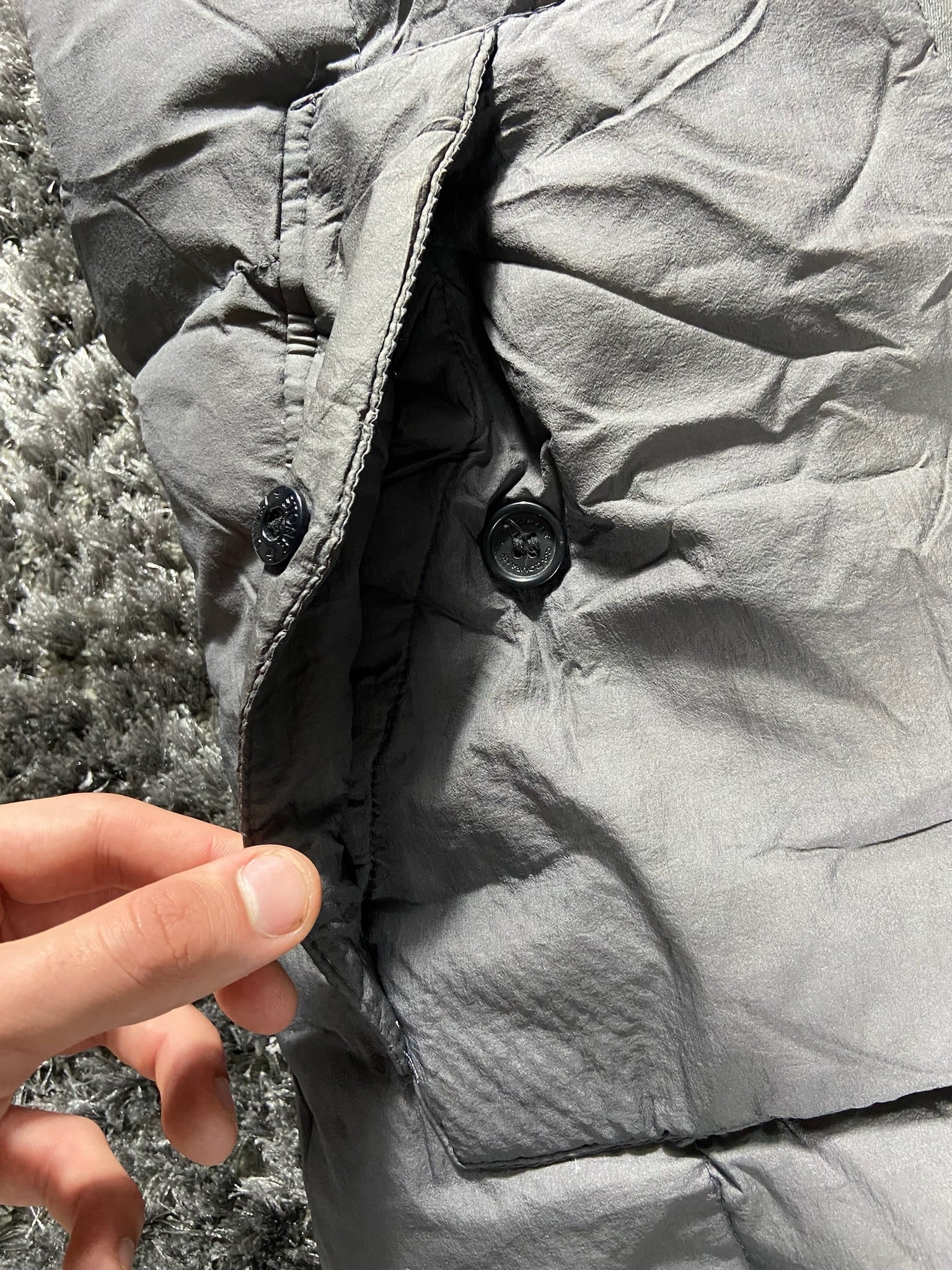 SSS - Garment Dyed Crinkle Reps Ny Down Gillet