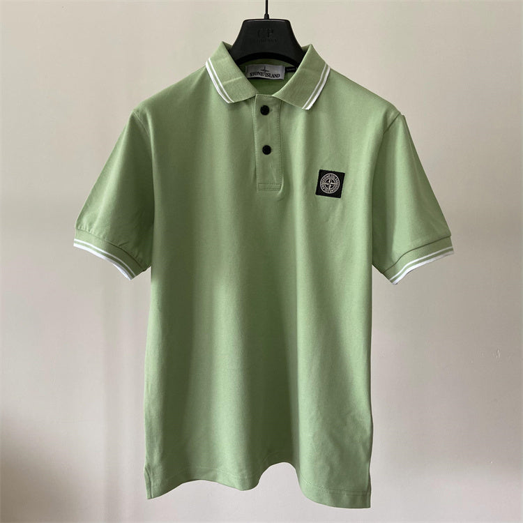 SSS - Classic Short Sleeve Polo - Stone Streetwear Studio | Timeless Clothing Green / M Stone Streetwear Studio | Timeless Clothing T-Shirts