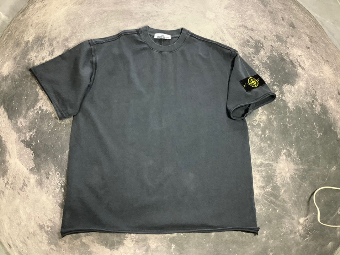 SSS - Oversized Badge T-Shirt - Stone Streetwear Studio | Timeless Clothing