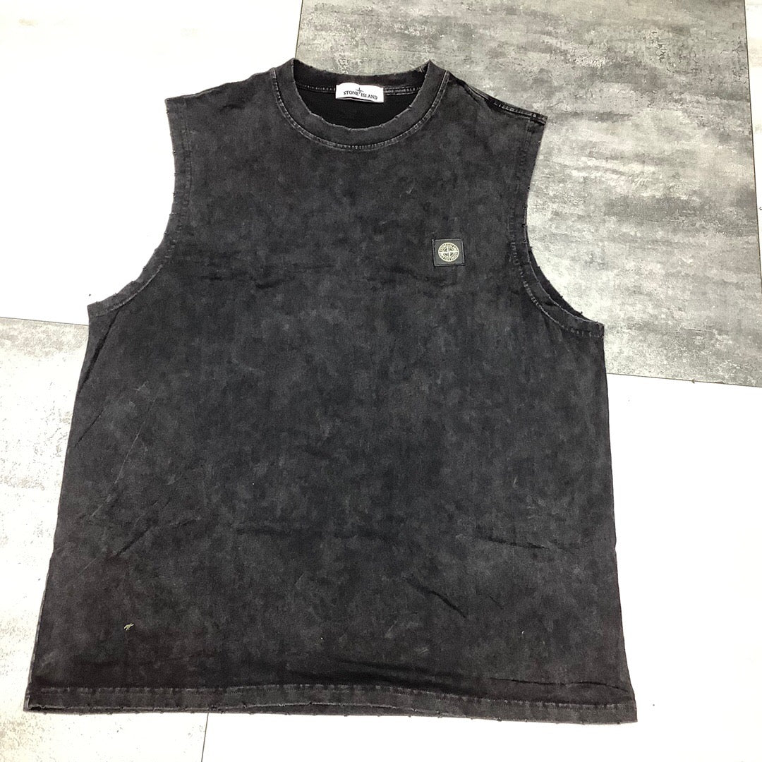 SSS - Small Logo Tank Top - Stone Streetwear Studio | Timeless Clothing