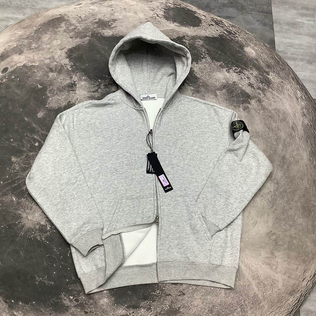 SSS - Full Zip Overall Hoodie - Stone Streetwear Studio | Timeless Clothing