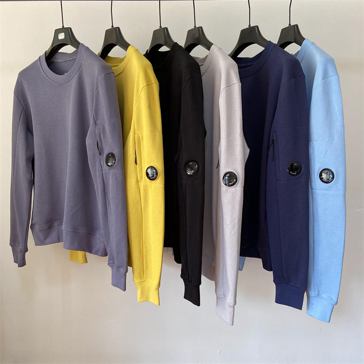 SS - Badge Crewneck Sweatshirt - Stone Streetwear Studio | Timeless Clothing