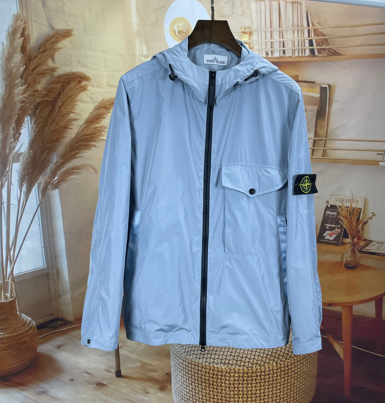 SSS - Lightweight Breast Pocket Jacket - Stone Streetwear Studio | Timeless Clothing Blue / M Stone Streetwear Studio Coats / Jackets
