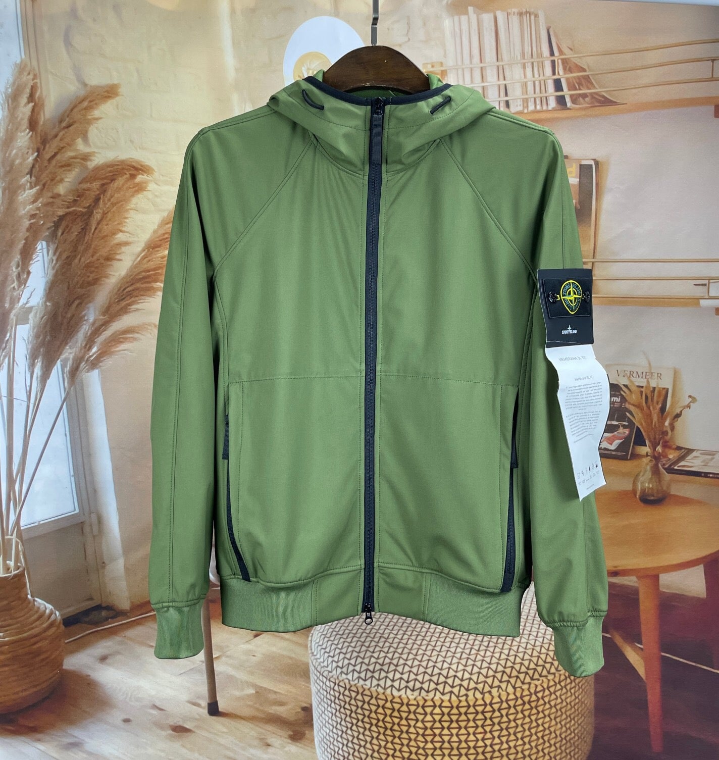 SSS - Softshell Full Zip Jacket - Stone Streetwear Studio | Timeless Clothing