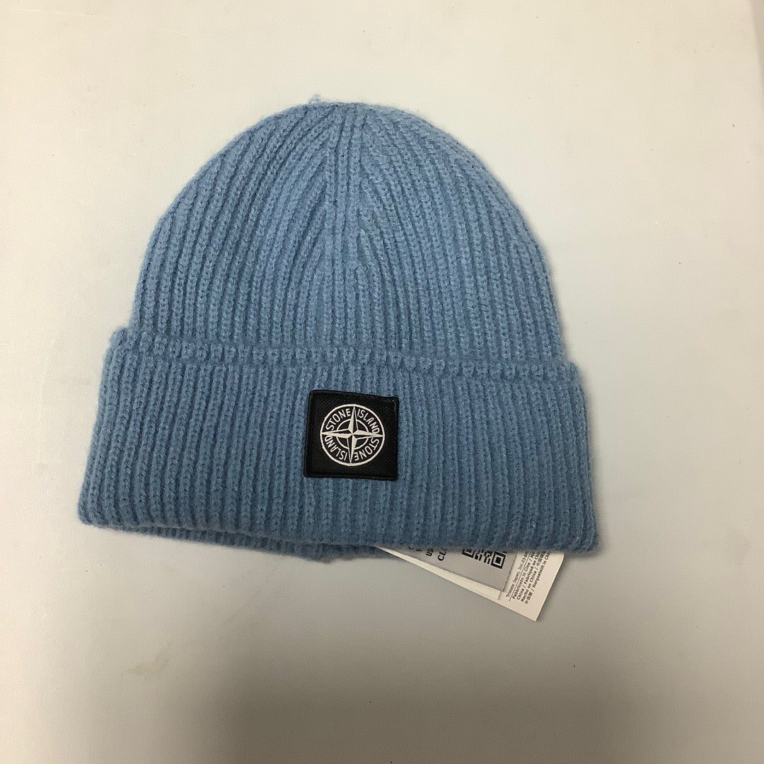 SSS - Classic Small Logo Beanie - Stone Streetwear Studio | Timeless Clothing