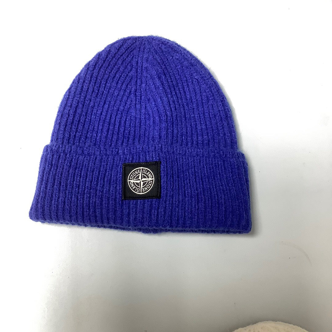 SSS - Classic Small Logo Beanie - Stone Streetwear Studio | Timeless Clothing